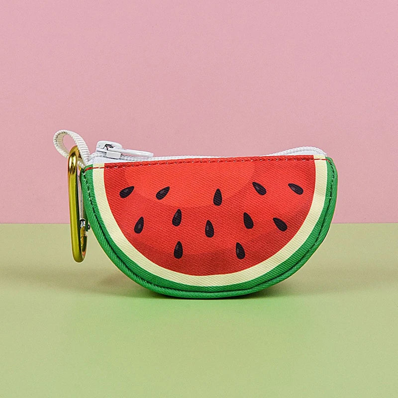 Print Fruit Design Pet Poop Bag Abstract Designer Holder Dispenser Without Poop Bag And Leashes Attached With Any Dog Leashes