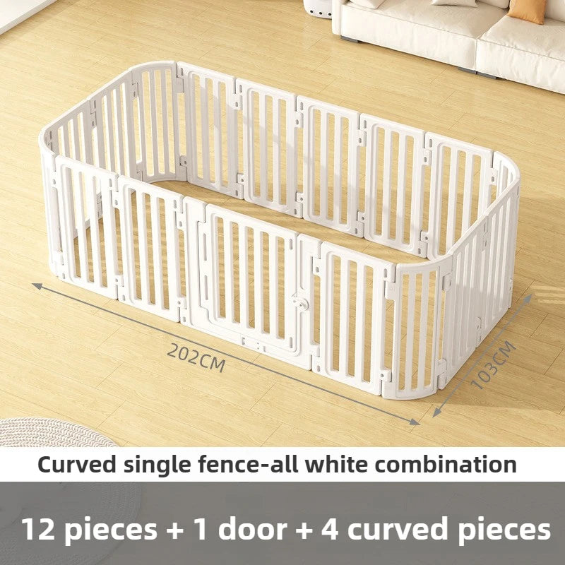 Indoor Household Pet Fence Waterproof Dog Fence Large Dog Protective Fence Free Combination Large Space Pet Isolation Fences