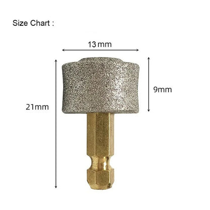 Dog nail grinder replacement head copper grinding wheel accessory, 13mm x 21mm pet nail grooming tool