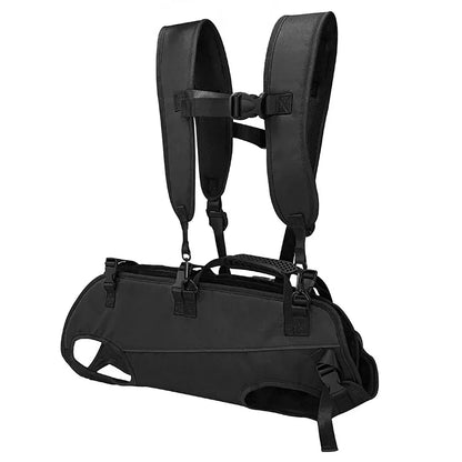 Pet Outdoor Cycling Dog Backpack Breathable Comfortable Carrier for Hiking Biking with Belly Support Adjustable Straps Secure