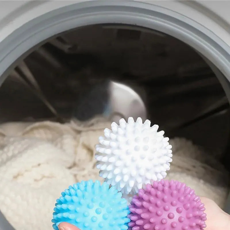 laundry anti-winding balls for washer and dryer, reusable spiky cleaning balls help soften clothes and reduce tangling