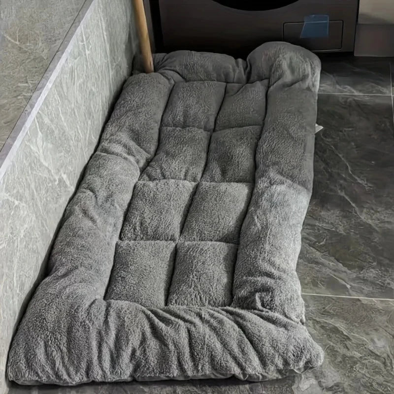 plush dog bed sofa thick soft polyester pet mat for small medium large dogs crate bed