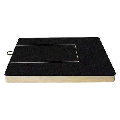 dog nail scratch pad wooden pull-out grinder board for small, medium, and large dogs