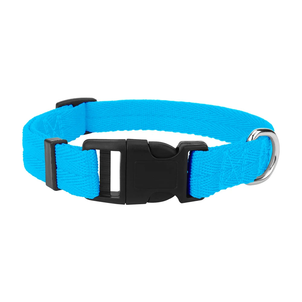 Adjustable Dog Collars for Small Medium Large Dogs,Thin Nylon Webbing &amp; Quick Release Plastic Buckle Dog Collar Pet Accessories