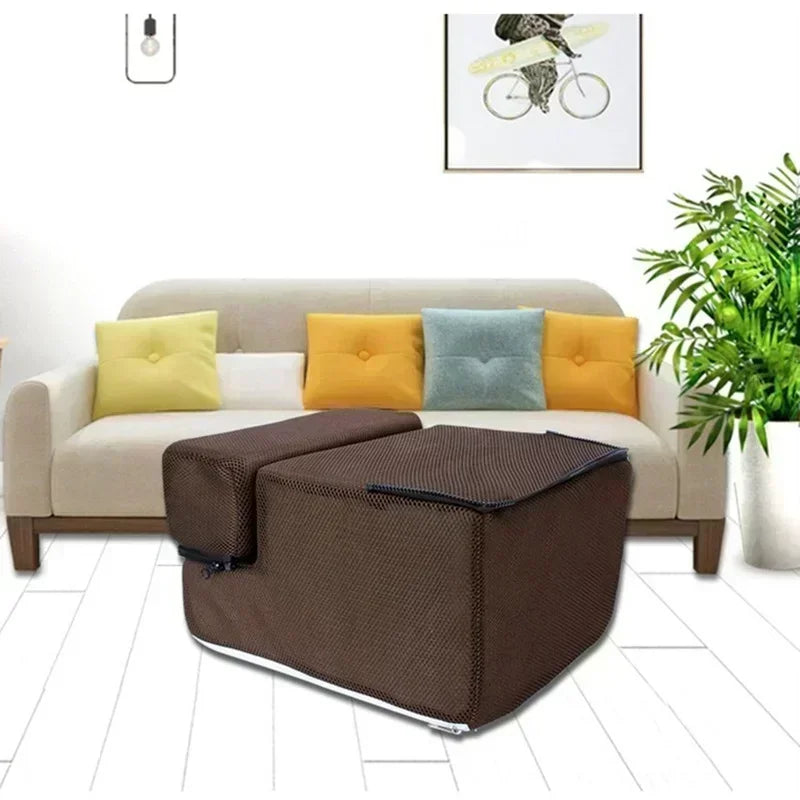 Hot Dog House Dog Stairs Pet 3 Steps Stairs for Small Dog Cat Pet Ramp Ladder Anti-slip Removable Dogs Bed Stairs Pet Supplies