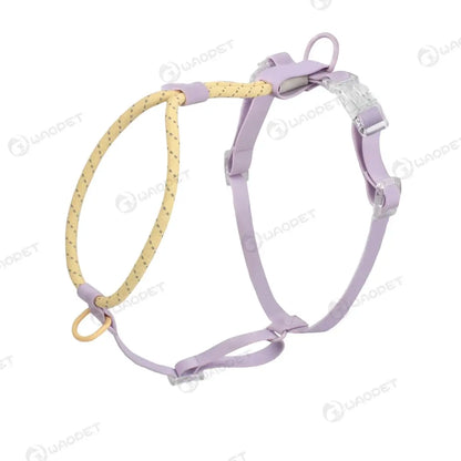 Purple cooling no pull dog harness vest with nylon and PVC splicing, for medium and large dogs, German Shepherd, summer walk