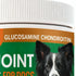 Glucosamine chondroitin joint supplement container for dogs with dog illustration on label