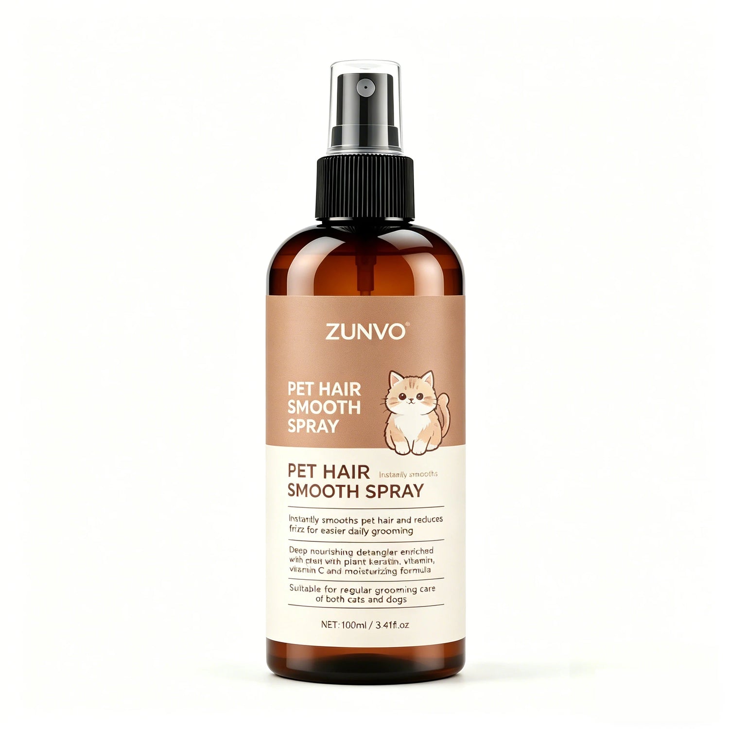 waterless dry shampoo for dogs and s pet hair smooth spray bottle for convenient no-rinse pet cleaning