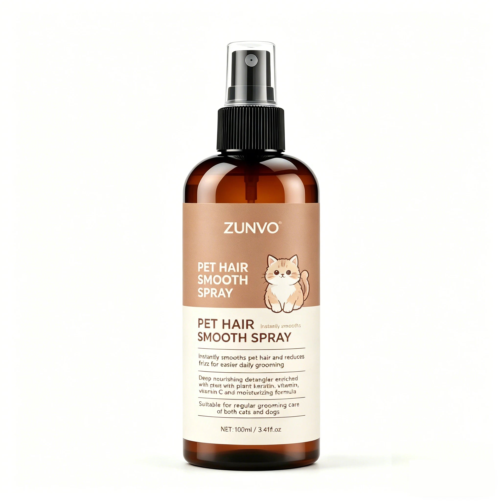 waterless dry shampoo for dogs and s pet hair smooth spray bottle for convenient no-rinse pet cleaning