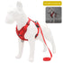 Reflective cat harness and leash set, red breathable mesh pet harness with 1.5m traction rope for small dogs and cats