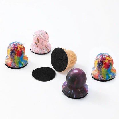 portable pet nail grinder colorful stamp design handheld pet grooming tool for safe cat and dog nail trimming