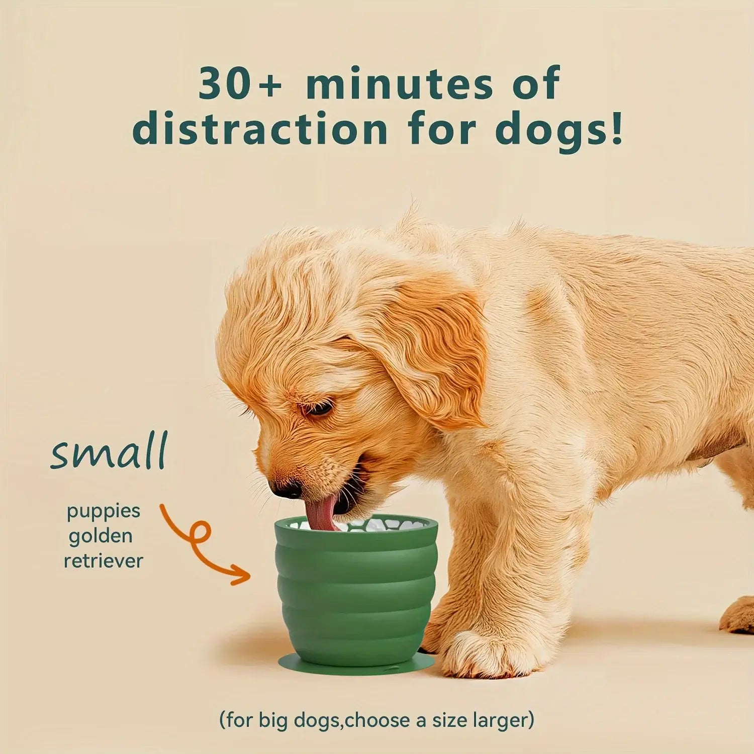 silicone slow feeder dog bowl for small puppies and golden retrievers, anti-slip design promotes healthy digestion