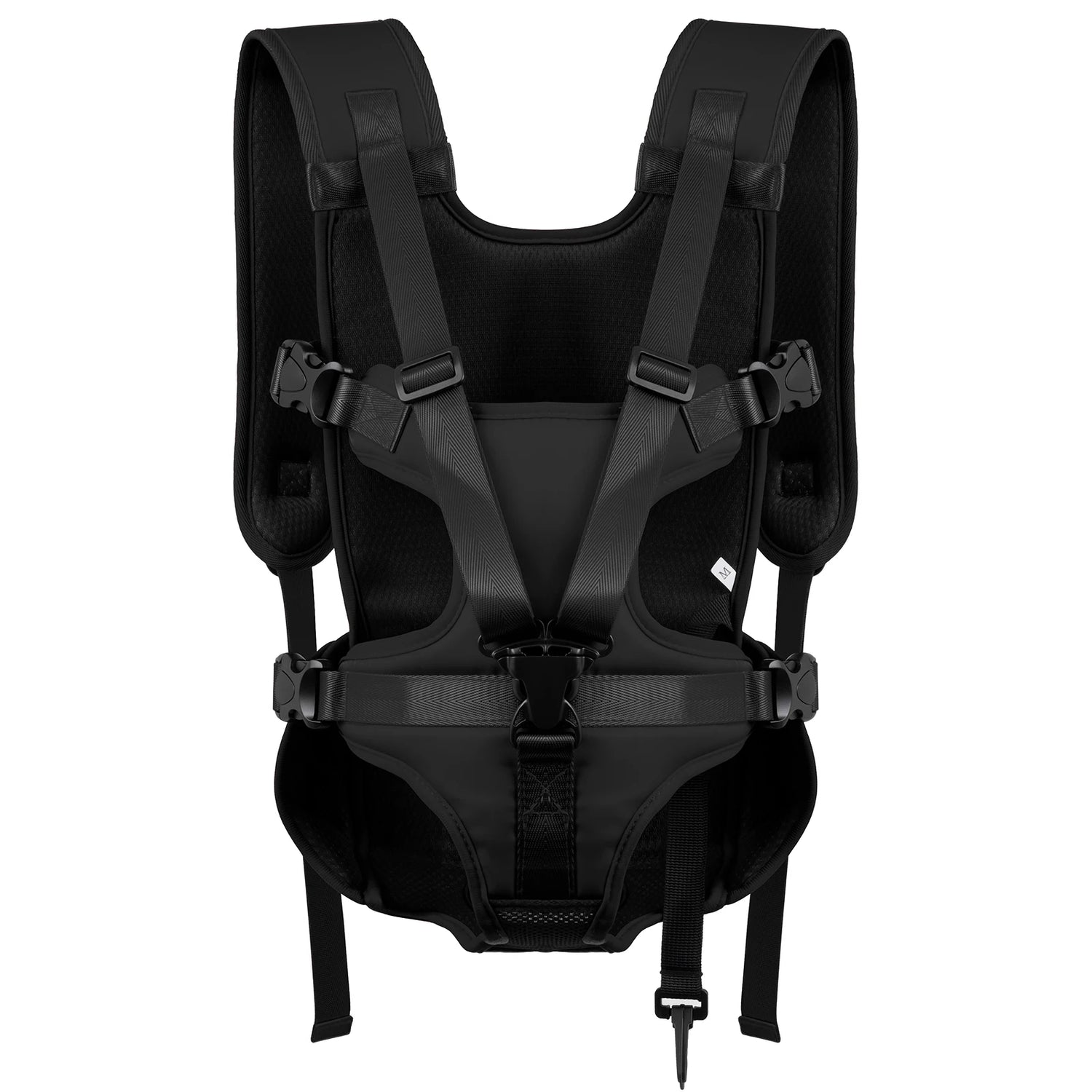 adjustable dog front carrier backpack black nylon breathable chest carrier for small dogs and cats hiking camping travel