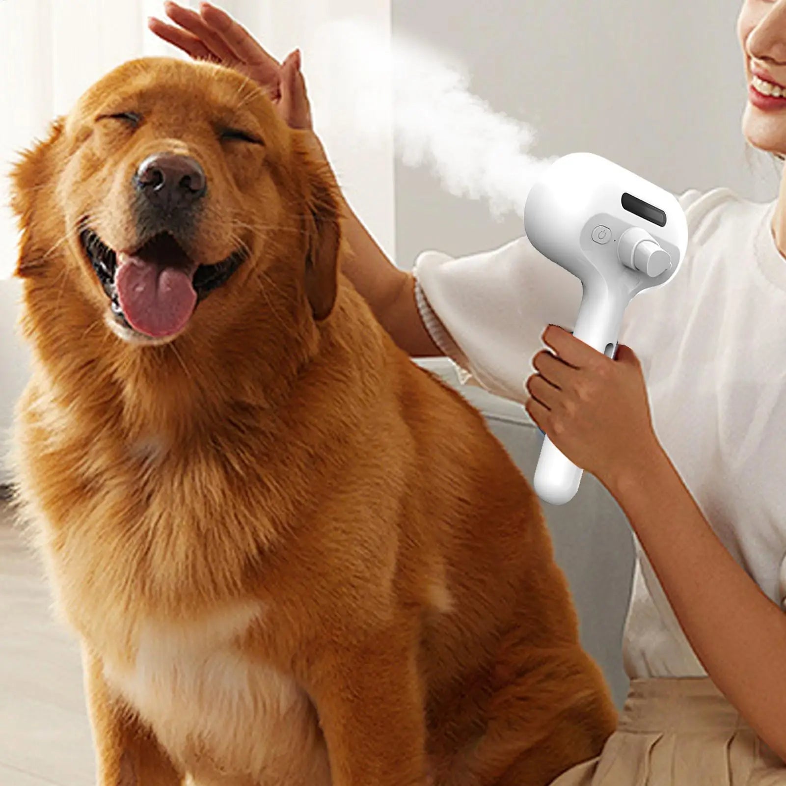 Dog Brush for Grooming Portable Pet Hair Removal Comb Electric Pet Spray Grooming Comb Cleaning Steam Brush Pet Supplies