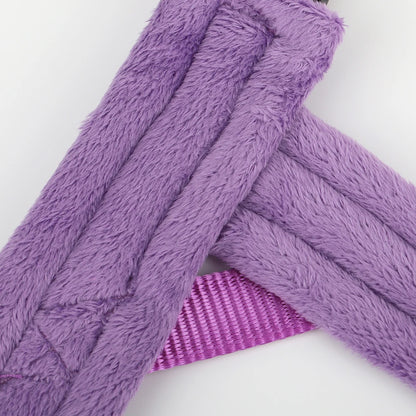 winter dog harness soft padded reflective purple dog vest harness for small and large dogs