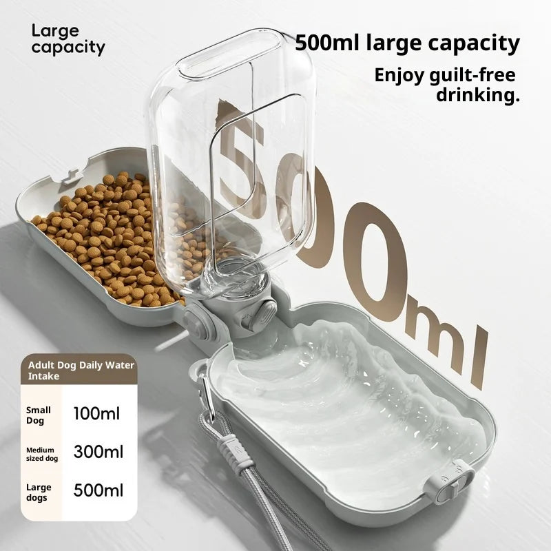 New dog outdoor drinking cup  pet companion cup dog outdoor walking cup folding water kettle for convenient drinking