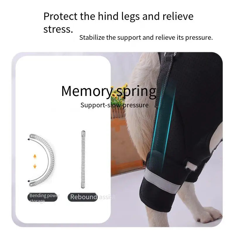 Dog Support Harness Elderly Dogs Adjustable Rehabilitation Mobility Aid Walk Comfortable Orthopedic Back Leg Lift Support Belt