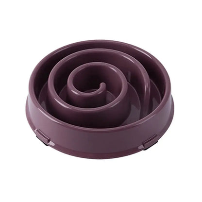 Slow Feeder Dog Bowls Slow Eating Pet Bowls Puzzle Anti-Gulping Interactive Bloat Durable Preventing Choking Healthy Dogs Bowl