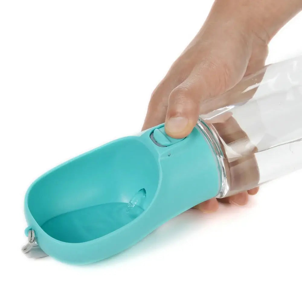 leakproof dog water bottle for outdoor travel, portable pet drinking bowl for dogs and cats