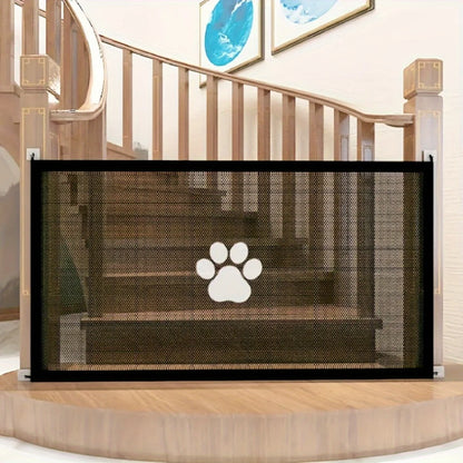 Fence Protection Net Pet Isolated Network Stairs Gate Dog Accessories No Punching Pet Dog Barrier Fences Foldable Dog Safety.