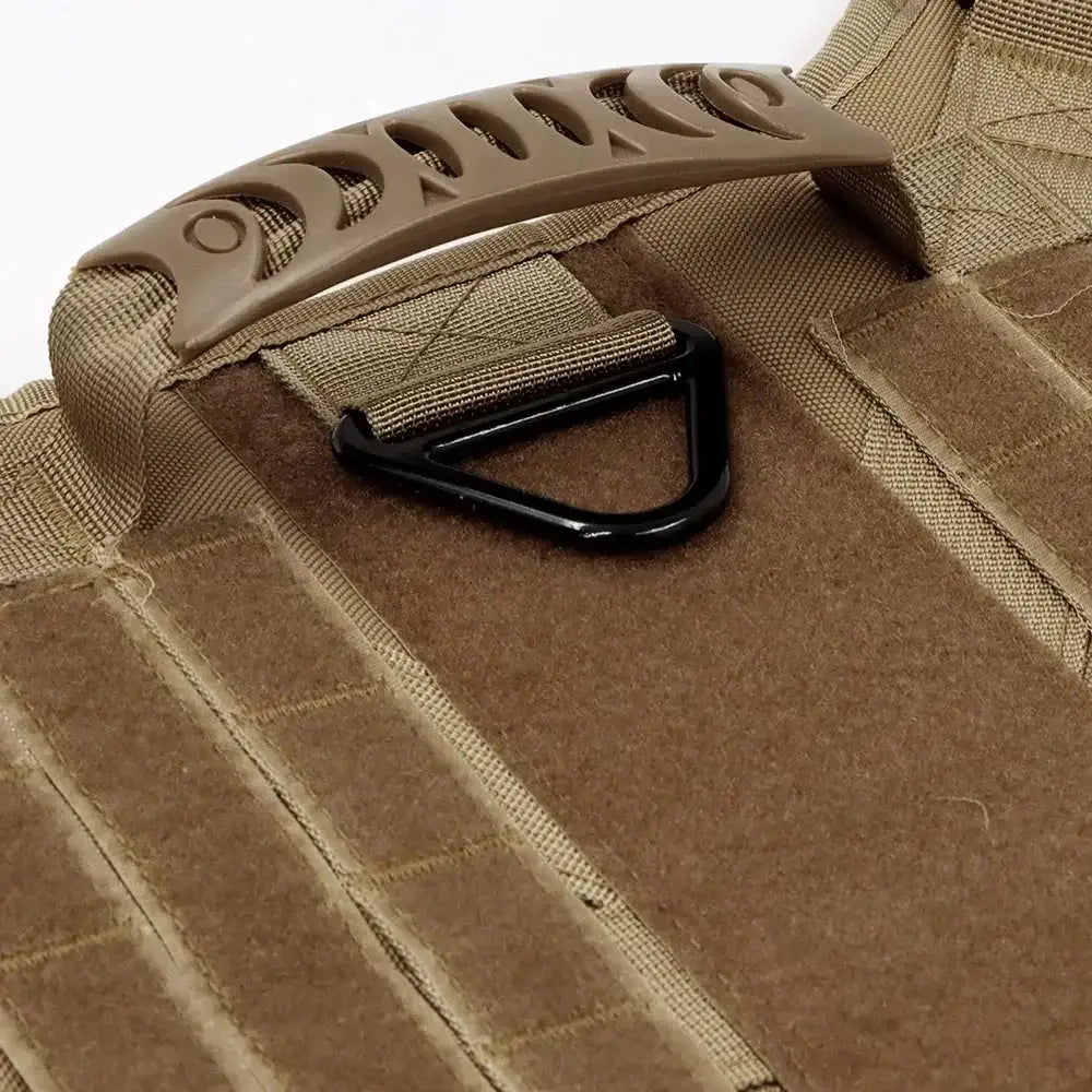 tactical dog harness with padded handle and quick-release buckle for large dogs and German Shepherd training