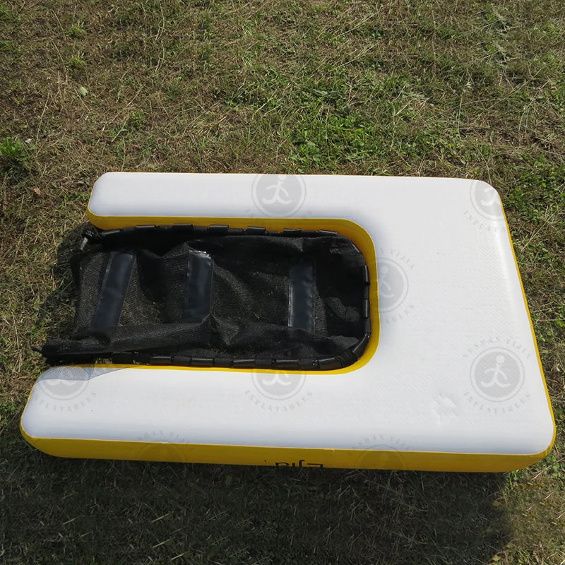 Inflatable Floating Dock Summer Dog Water Pools Platform Docks Swimming Equipment