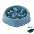 Blue slow feeder dog bowl anti-choking puzzle feeder with anti-slip base for small and medium dogs, 200g