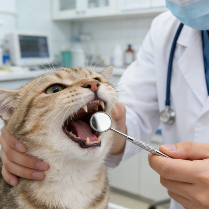 stainless steel pet tartar cleaning kit for cat oral care, reusable dental tool for routine tartar cleaning