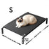 elevated dog bed for all seasons breathable washable nylon pet bed, size S, 68x53cm