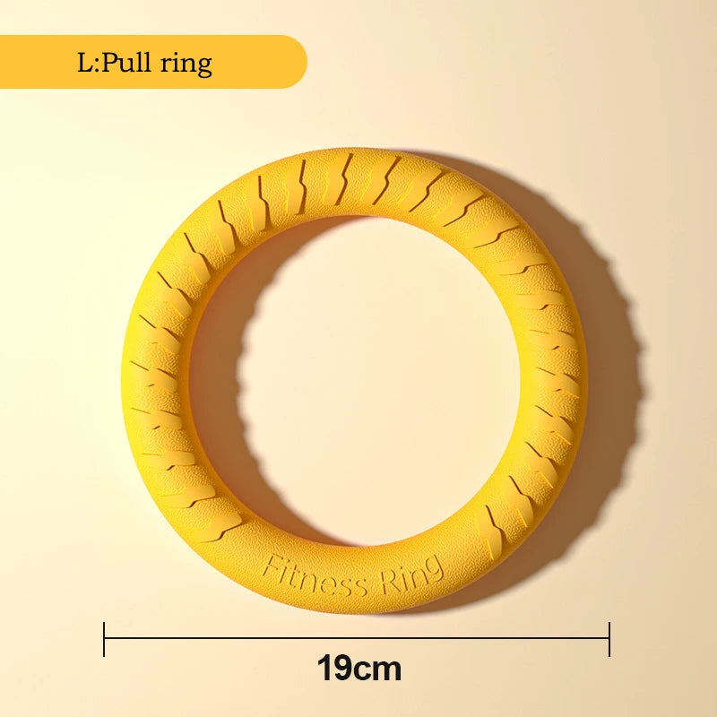 EVA Durable Dog Toys 4 Pack  Flying Disc + Ball + Tug Rope for Puppy&amp;Adult Dogs  Chew-Proof Teeth Cleaning Set（2024 Best Seller）
