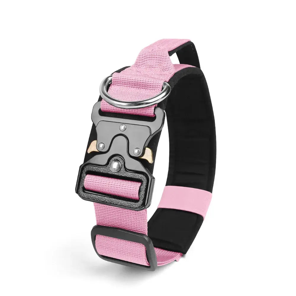 Tactical Dog Collar for Medium to Large Dogs 8 Colors Pet Collar Durable Comfortable Harness for Training And Control