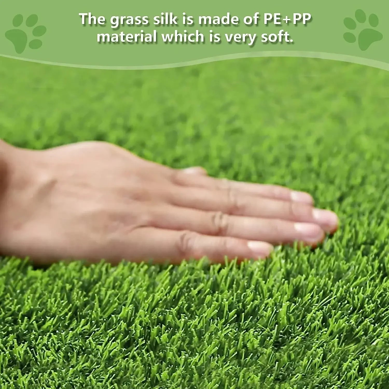 Dogs Grass for Potty Training Artificial Grass for Dogs Puppy Fake Grass Pads Large Dogs Supplies Pets Litter Rugs for Puppy material detail close-up