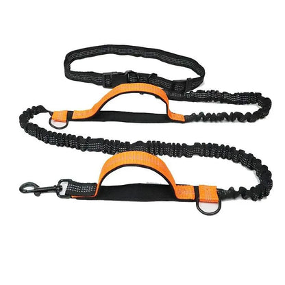 Hands Free Dog Leash for Pet Walking Running Retractable Elastic Belt Dog Traction Rope for Running Walking Pet Products