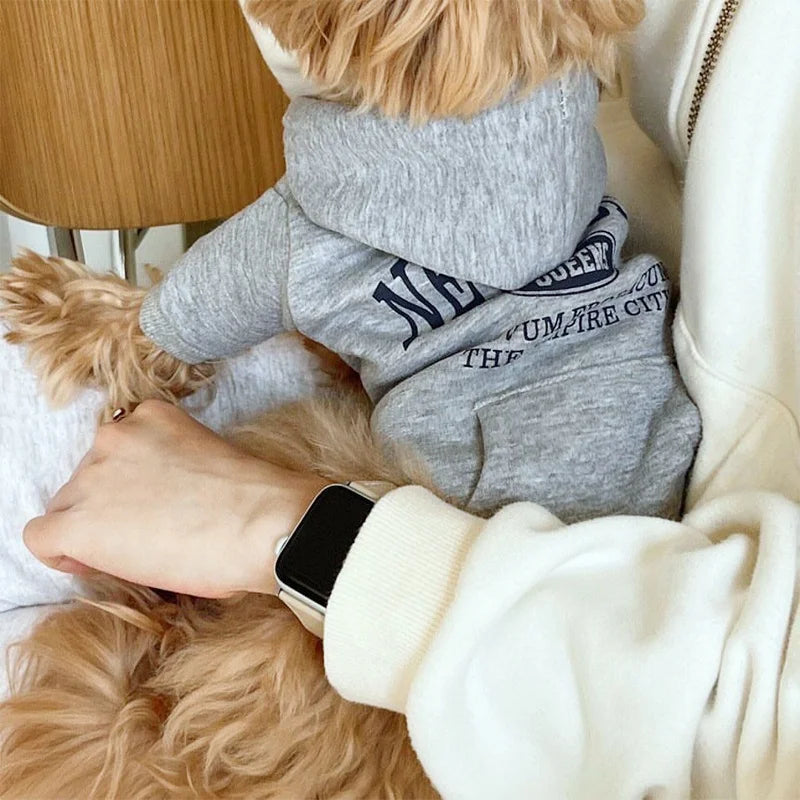 Fashion Dog Hoodies Comfortable Pet Clothes for Small Dogs Soft Sweatshirt Puppy Outdoor Yorkshire Chihuahua Costume Pet Supply