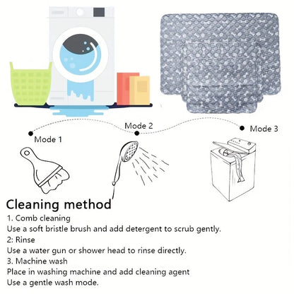 washable reusable dog pee pad, waterproof puppy training mat, machine washable pet urine pad for car seat and floor