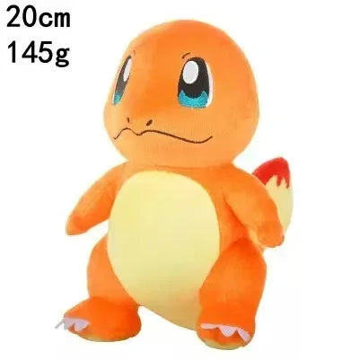 Pokemon plush doll Charmander stuffed toy, 20cm orange anime collectible gift for kids and Pokemon fans