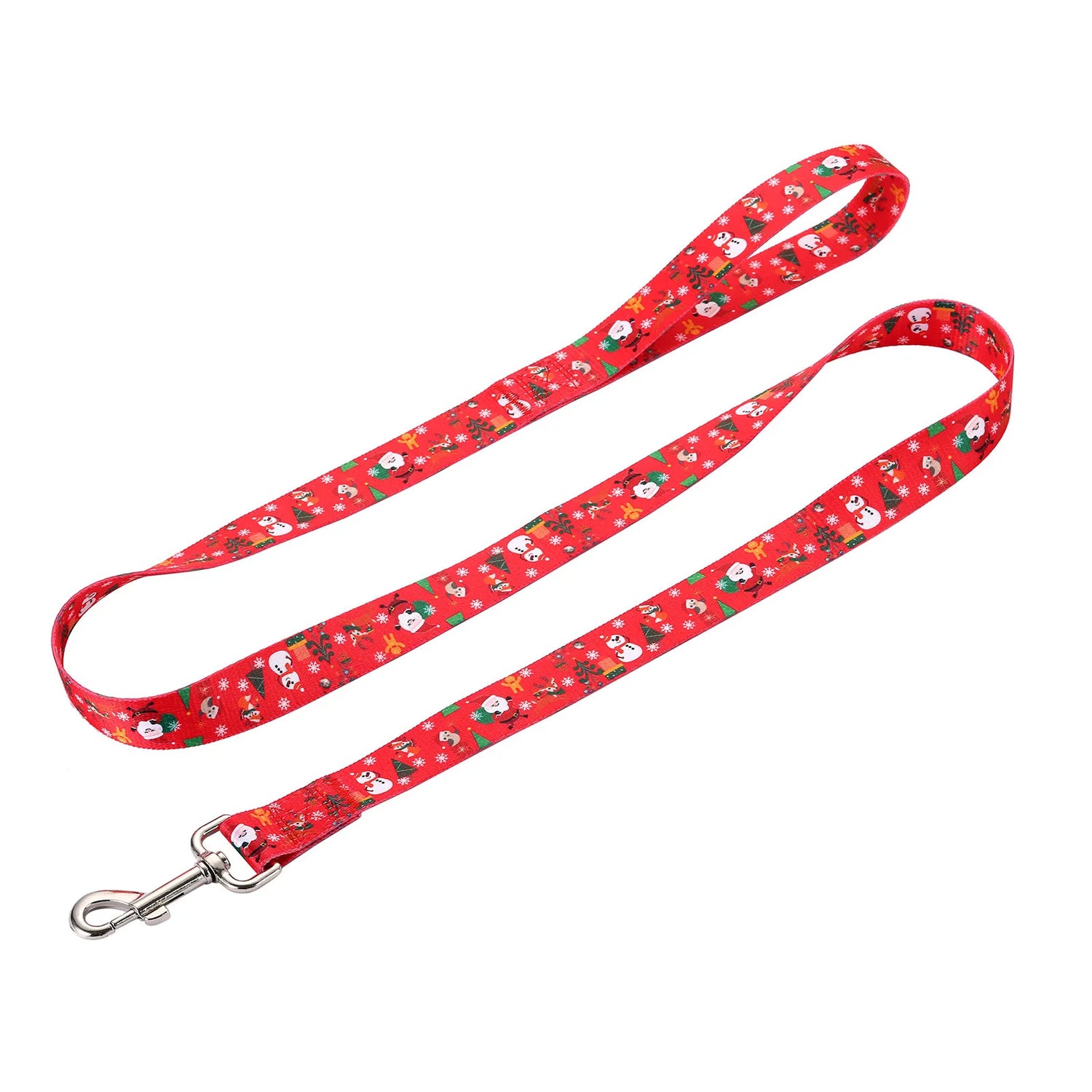 Printed Christmas Dog Collar Pet Collars Adjustable Dog Collars Strong and Durable for Medium Large Dog Collars Pet Accessories
