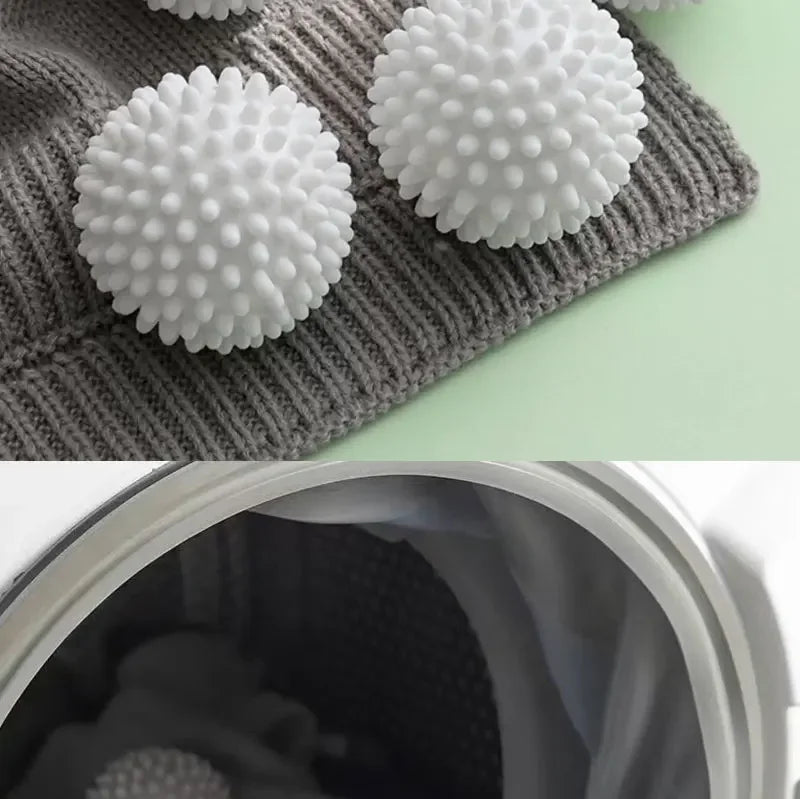 laundry anti-winding balls reusable 5PCS white drying and washing balls for softer clothes and reduced drying time