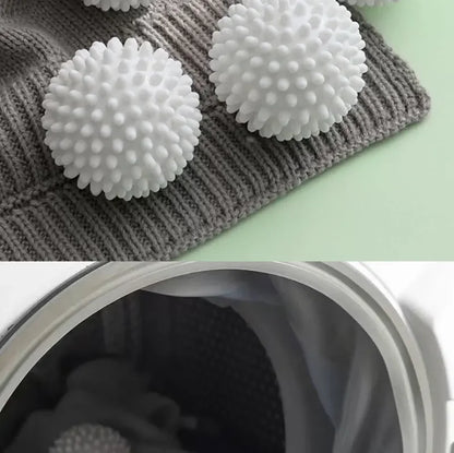 laundry anti-winding balls reusable 5PCS white drying and washing balls for softer clothes and reduced drying time