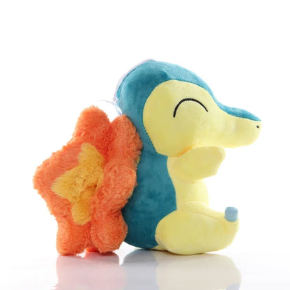 Pokemon plush doll Cyndaquil stuffed toy collectible anime character with soft plush body for gifts and collection