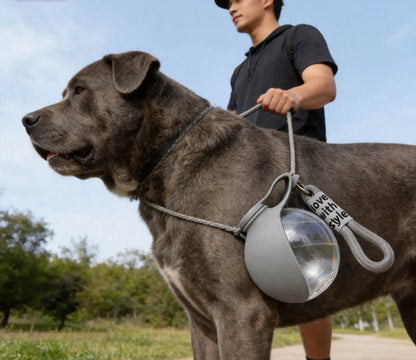 285ml Drinking Bottle Plastic Cat Dog Outdoor Portable Water Dispensers for Outdoor Use Hooks Balls Folding Dog Water Bottle