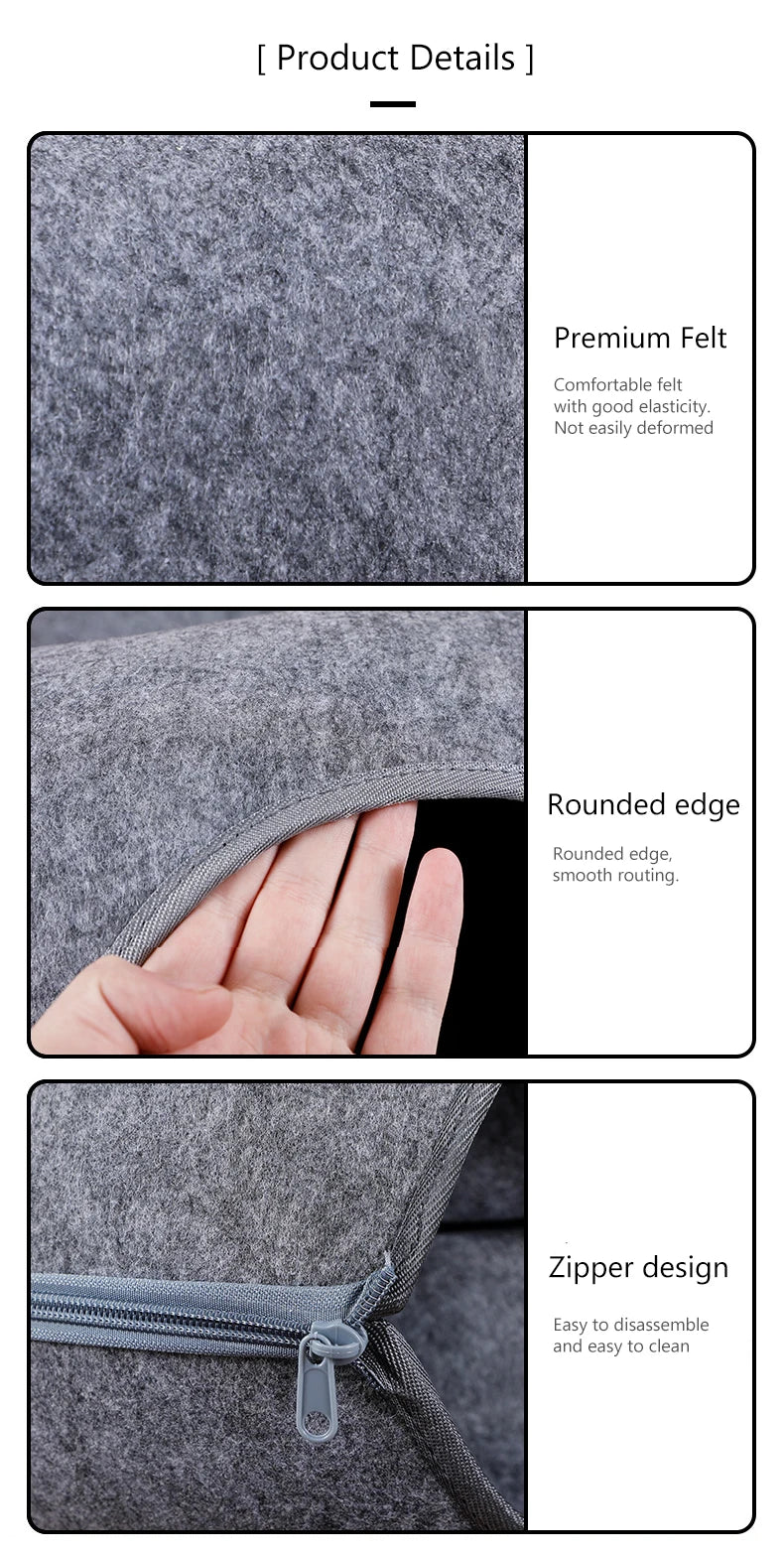 round cat tunnel bed premium felt with rounded edge zipper design for easy cleaning and durable comfort
