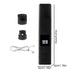 Rechargeable dog nail grinder black cordless electric pet nail trimmer with dust cover and USB charging for dogs and cats