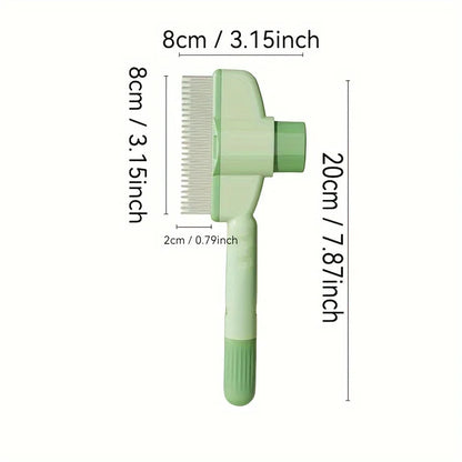 dog hair remover brush for cats and dogs, 20cm grooming comb with 8cm brush head for long hair and cleaning