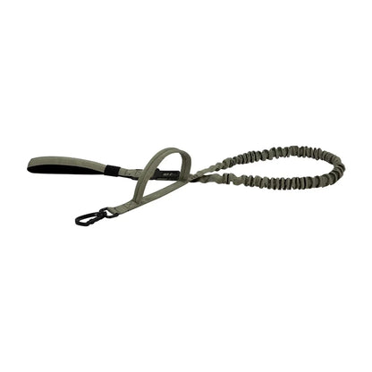 adjustable military dog leash for medium and small dogs, tactical elastic rope with quick release and 2 control handles