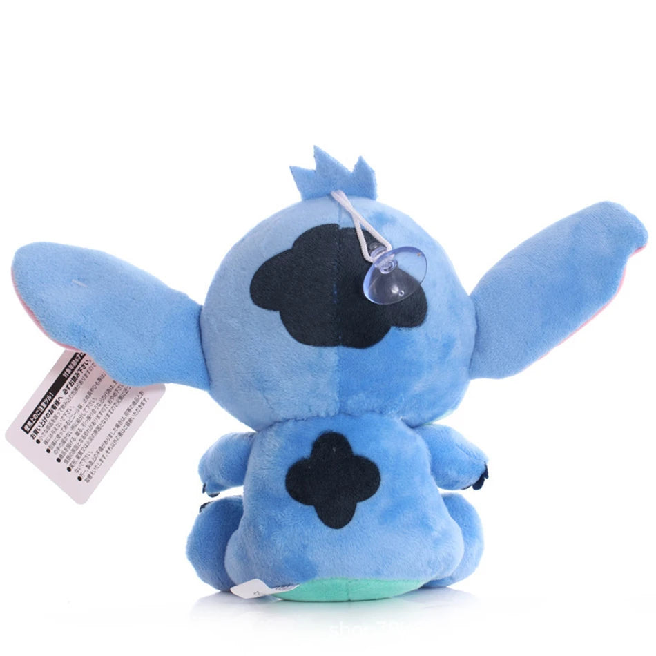 stitch stuffed plush doll blue cartoon plush toy with wings, kawaii gift for kids birthdays and holidays