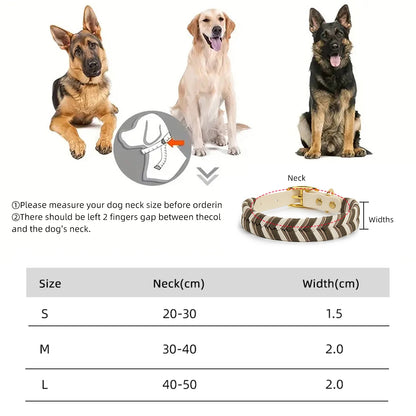 Dog Fashion Collar For Ladies Handmade Design Pet Colorful Neck Ring Small Medium and Large Dogs Lead-collar Wear Supplies size chart