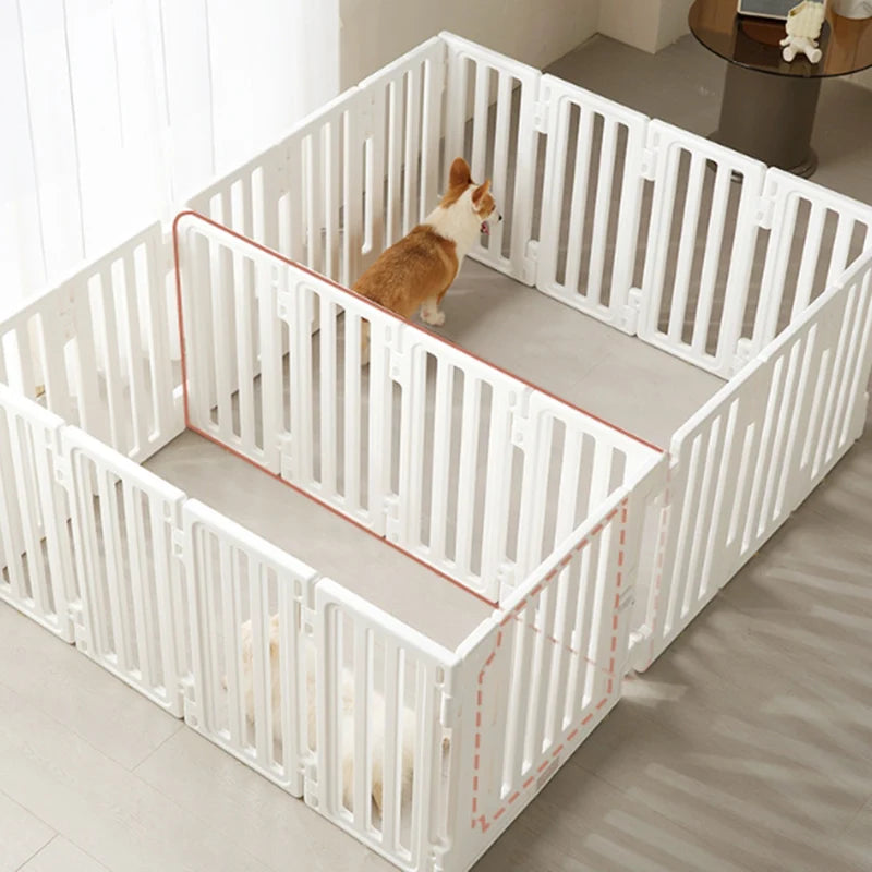 Indoor Household Pet Fence Waterproof Dog Fence Large Dog Protective Fence Free Combination Large Space Pet Isolation Fences
