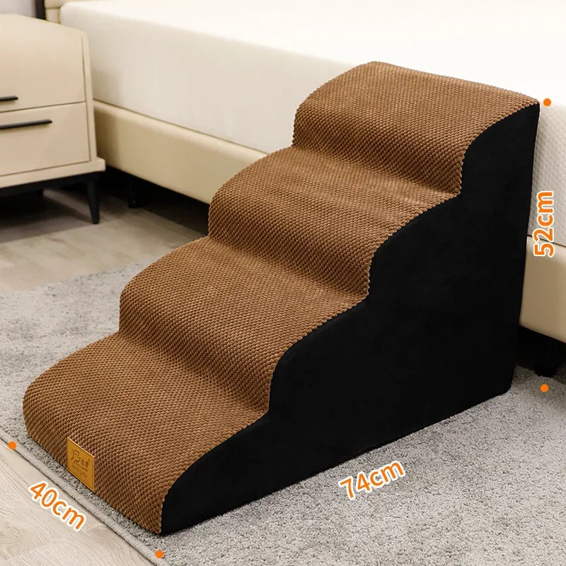 Dogs Stairs Bed Steps Protect Hip Bone Small Dog Anti-slip Ladder Dog Cat Disassembled Pet Products Supplies  Accessories