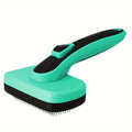Dog & Cat Brush, Dog Brush for Shedding, Cat & Dog Grooming, Self Cleaning Slicker Brush for Pets, Pet Brush